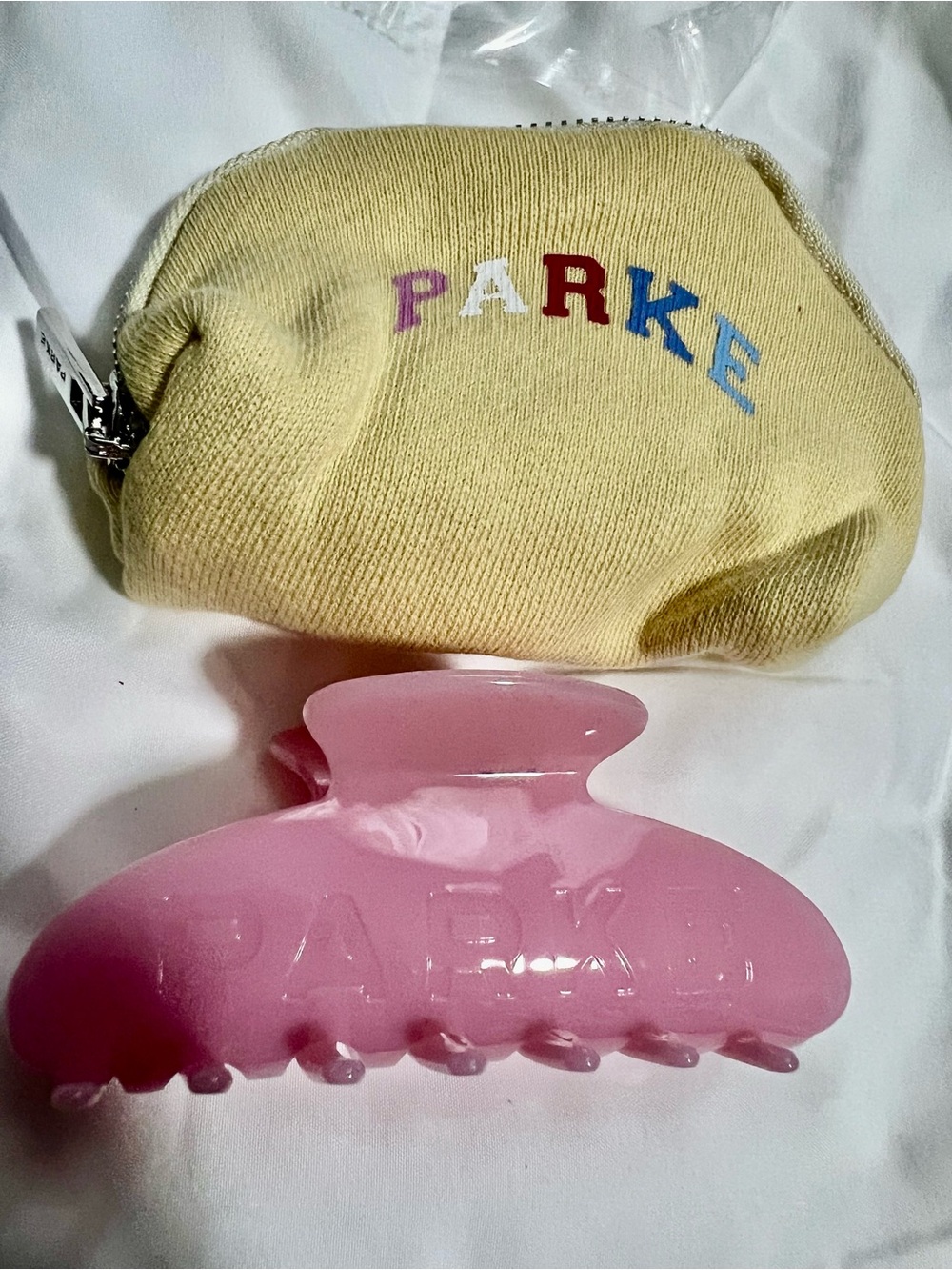 Parke Hair Clip with pouch Conch Summerland collection NIP - Picture 2 of 4